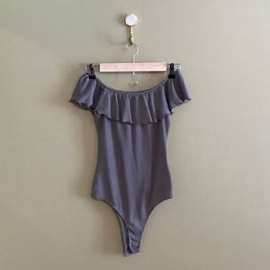 off the shoulder bodysuit